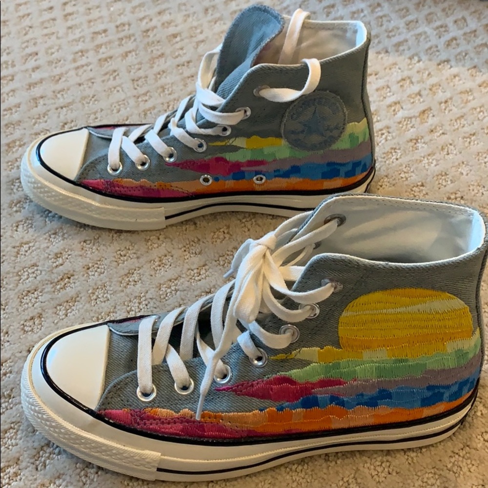 NEW Mara Hoffman X Converse high tops